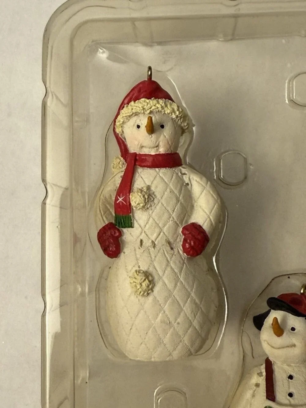 2003 Set Of 3 Hallmark Keepsake Ornament Burrton Coldwell Windfield Snowman MM25